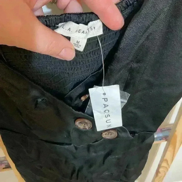 LA hearts “Pacsun” NWT black romper size medium - Picture 8 of 9